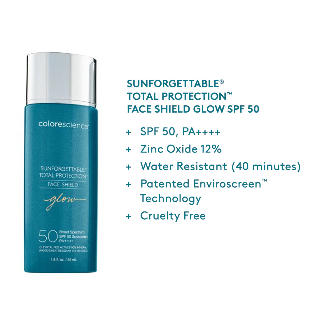 Sunforgettable® Total Protection™ Face Shield Glow SPF 50 – Derm Solutions